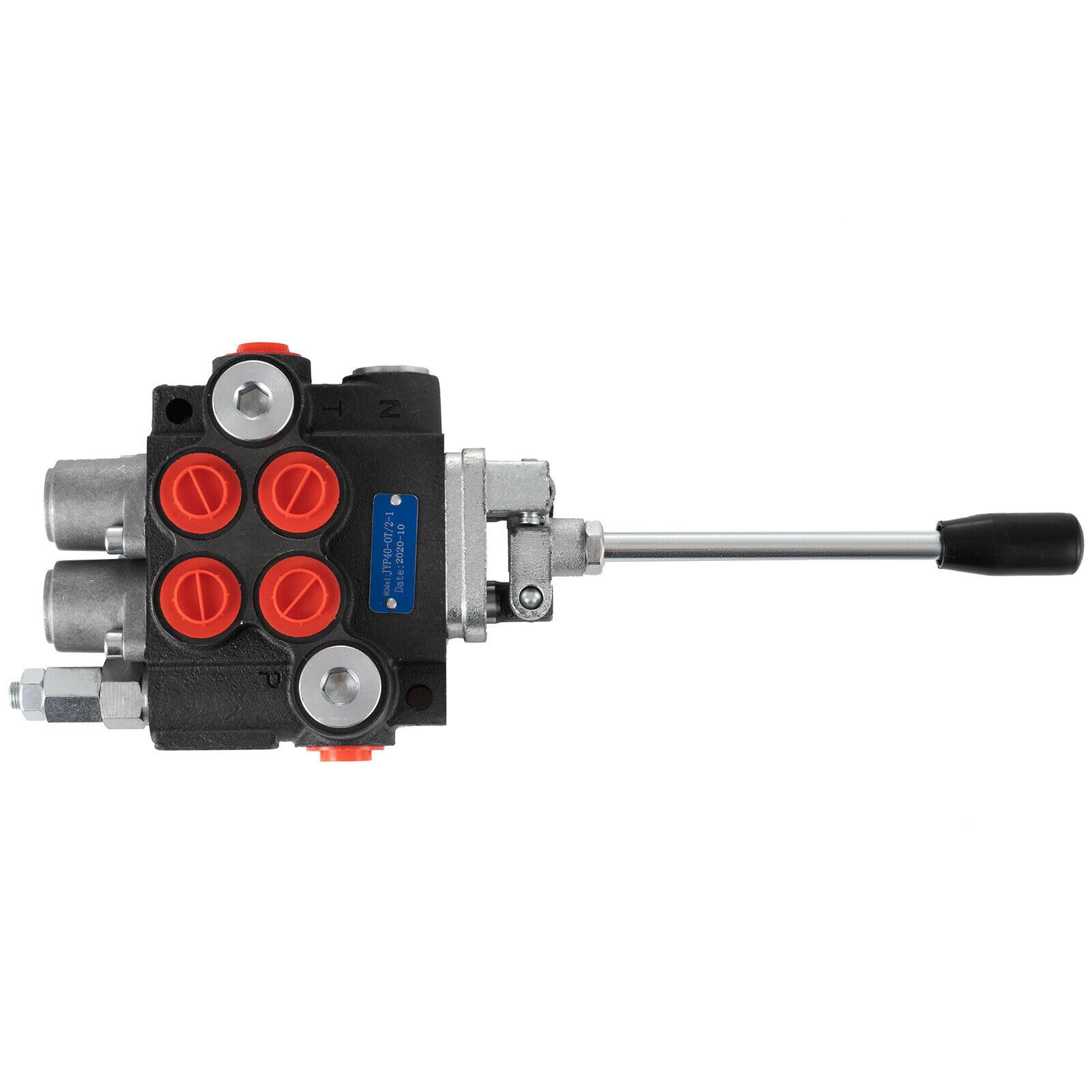 Valve de Contrôle Directionnelle Hydraulique Valve de commande directionnelle hydraulique à 2 bobines, cylindre à Double effet, distributeur de moteur de bobine, chargeur de tracteur actionné par mono