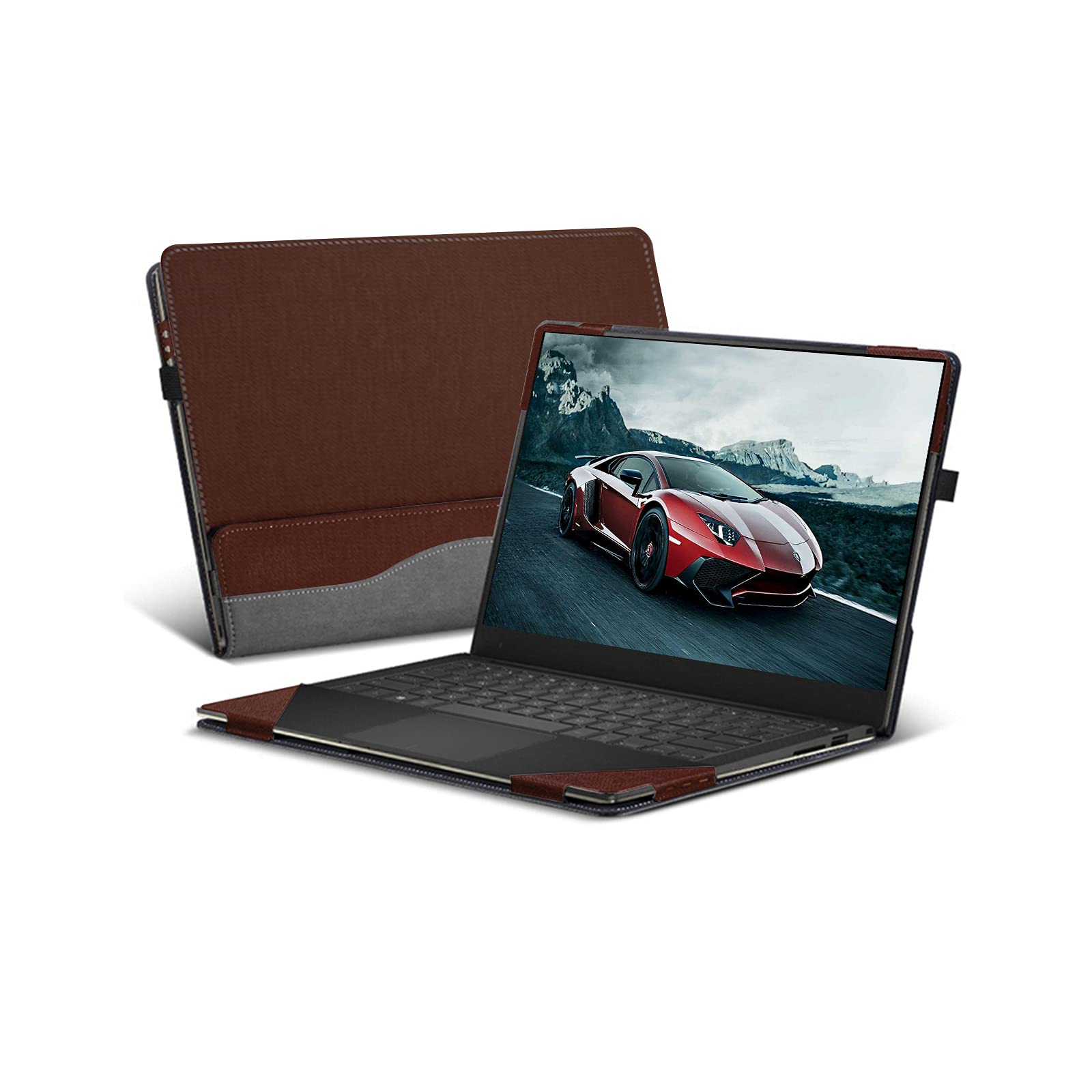 Buy Hp Spectre X360 13.3 Inch Case ( Not Fit HP Spectre Series ), PU Leather Folio Stand Hard