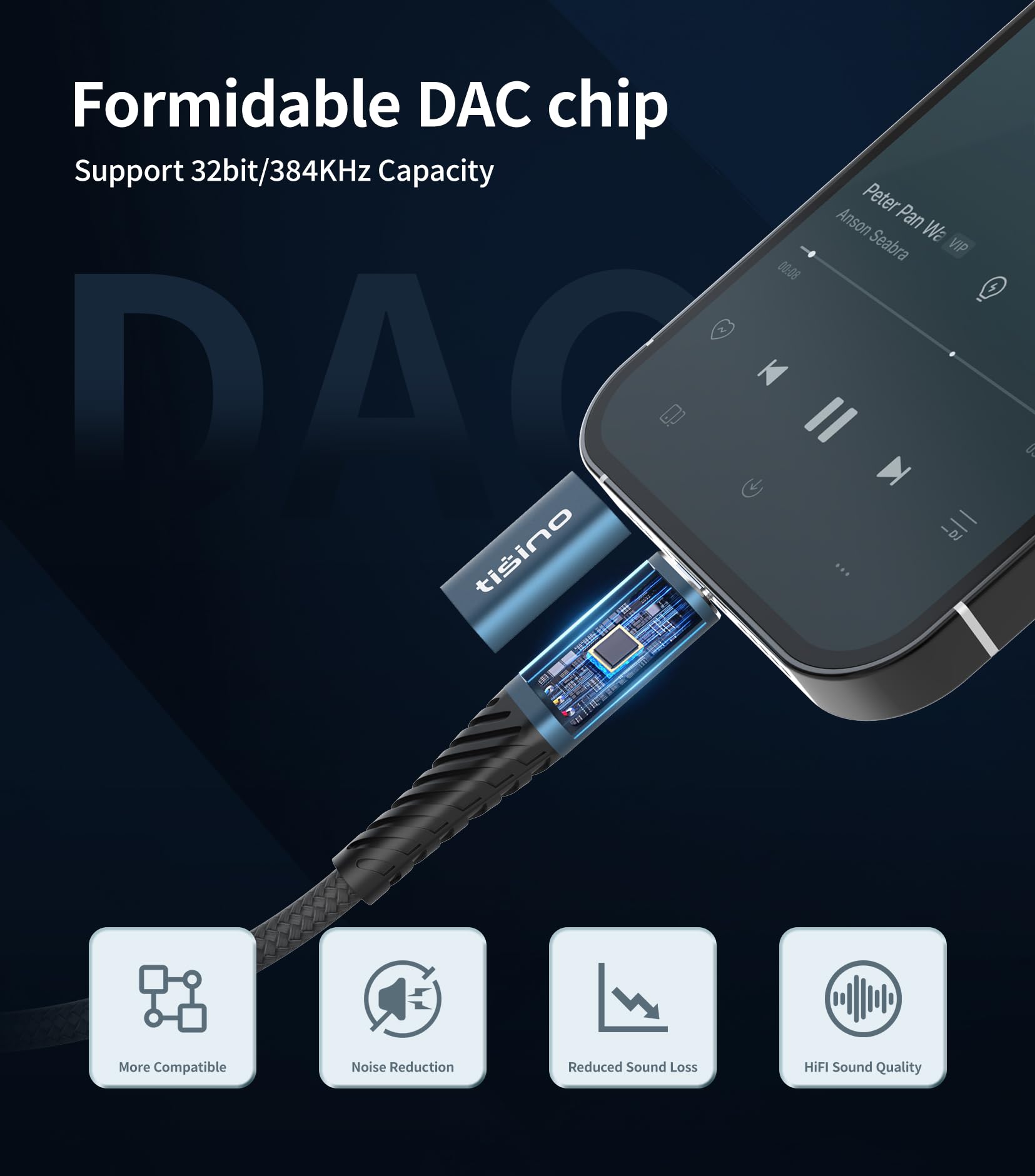 Cavo Audio USB-C A RCA 1m - Per Smartphone, Laptop, Altoparlanti, Con Chip DAC - Foto 4