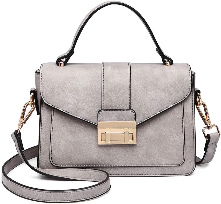 Miss Lulu Handbag small handbag womens elegant shoulder bag faux leather shopper