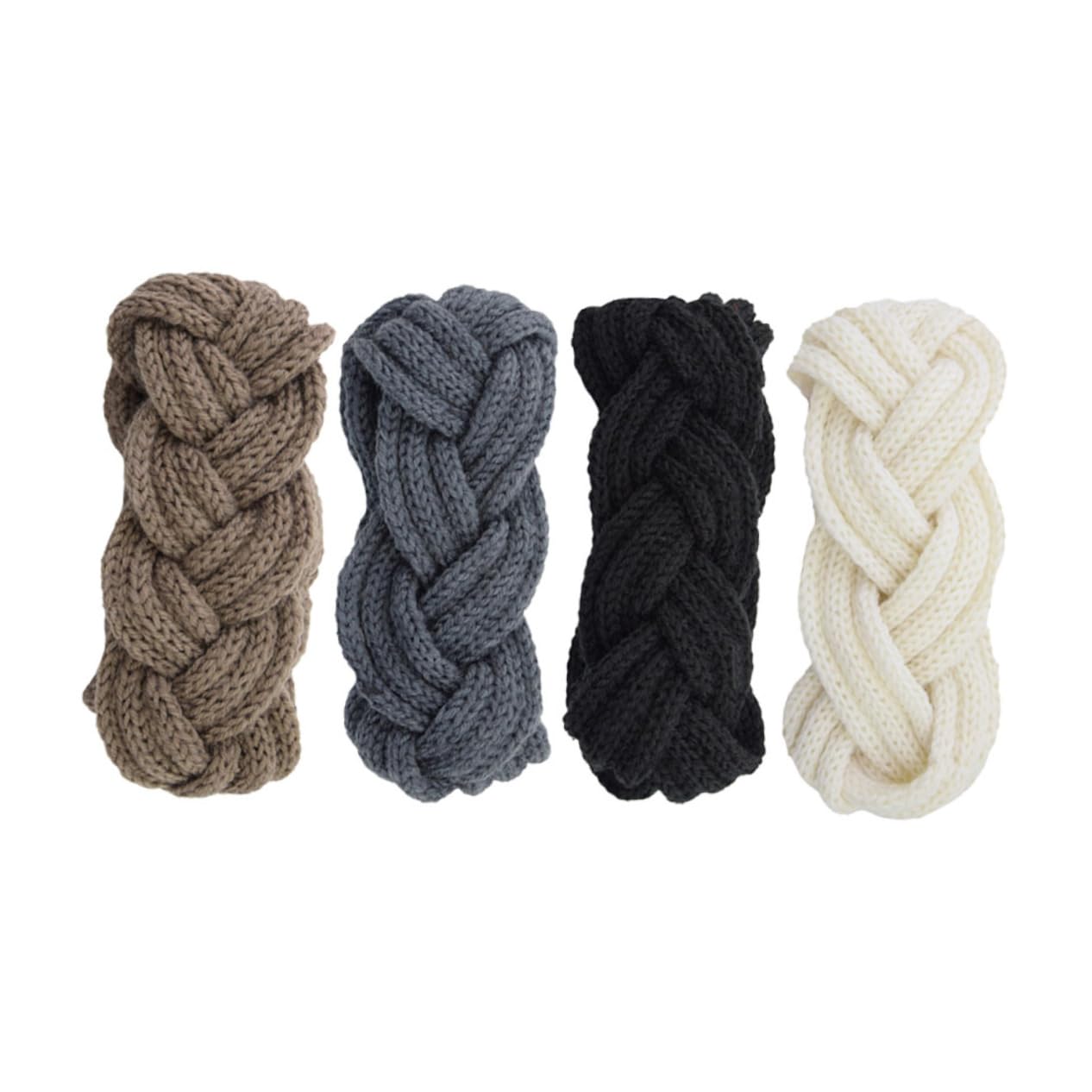 Holibanna Knit Ear Warmer Headband Set Women's Ear Warmers Cozy Wool Yarn Bands for Cold Weather