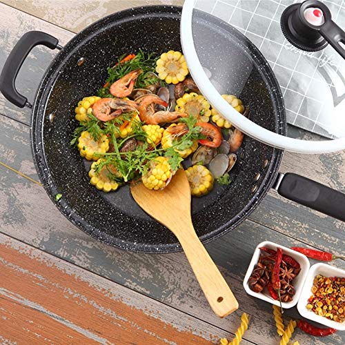 Wok de 32 cm con recubrimiento de piedra Maifan miniatura 5