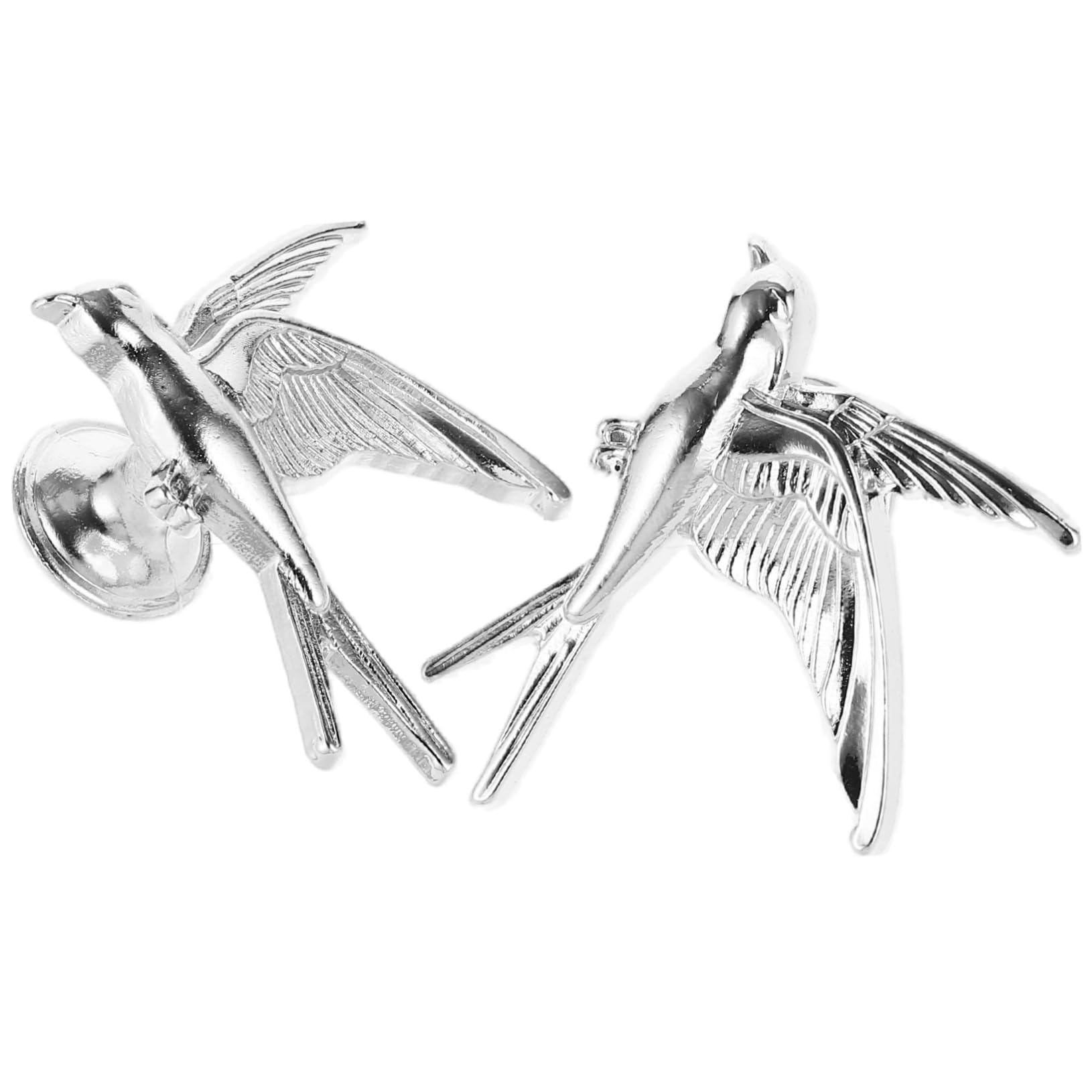 WOONEKY 5 Set Di Pomelli Per Porte in Stile Maniglie Per Cassetti in Metallo Pomelli Decorativi Per Armadi E Cassettiere Maniglia Per Mobili A Forma Di 2 Pezzi * 5