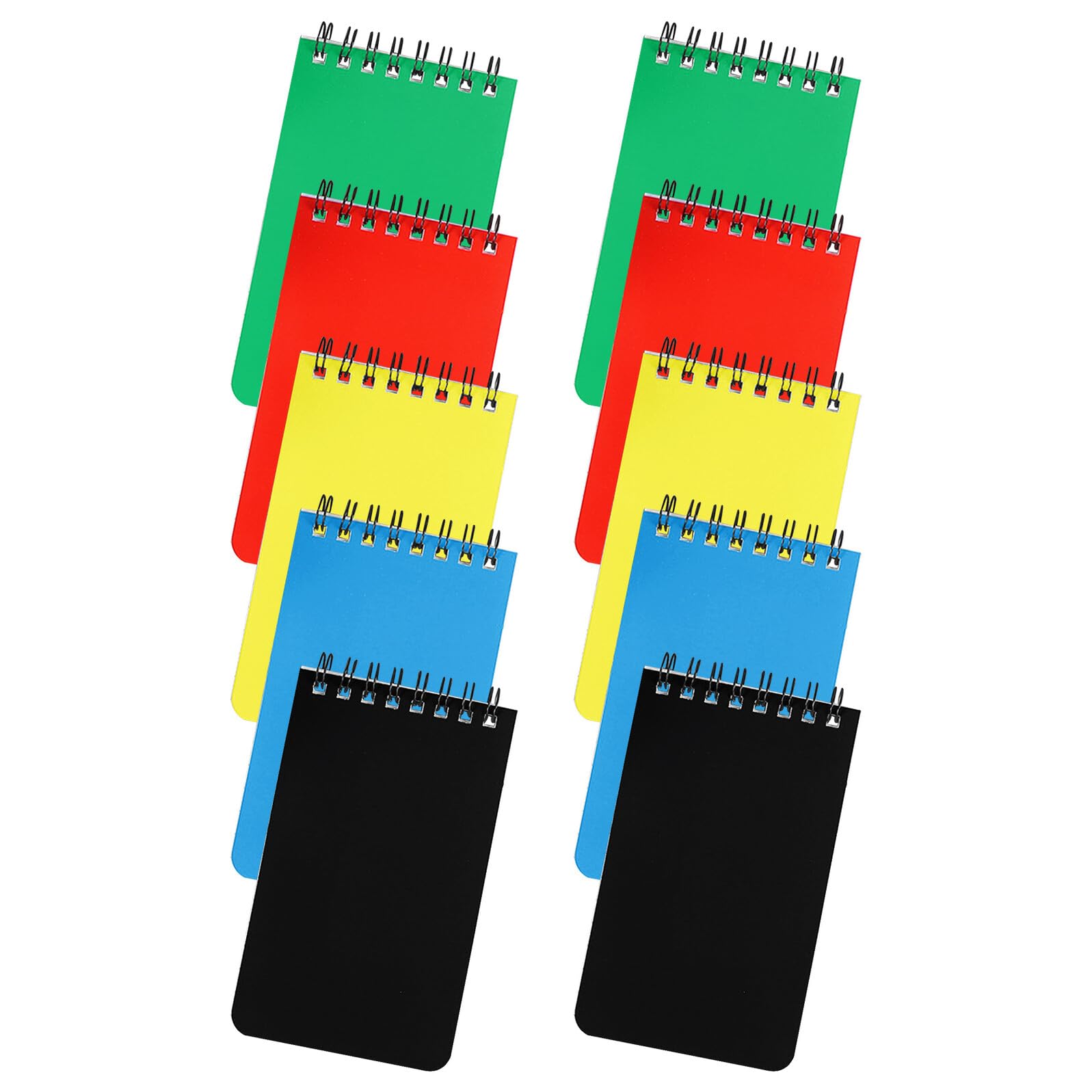 Carnets spirale lot de 10 mini cahiers lignés format poche pour notes - 8