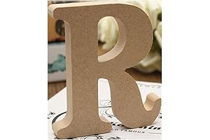 Freestanding Wooden Alphabet Letters