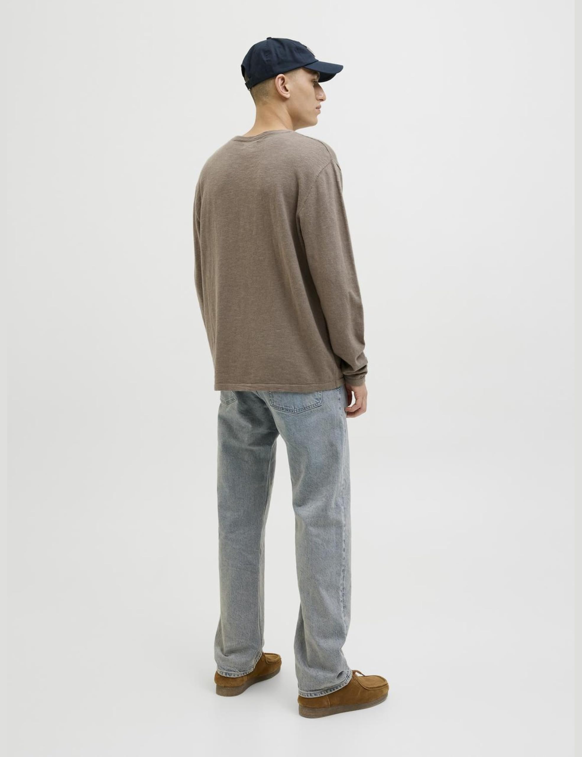 Jack & Jones YJESUMMER Dzianina Crew Neck SN, Falcon, M