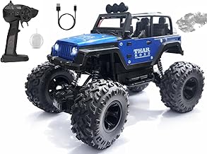 Thar Roxx with Remote Control Rock Crawler High Speed with Mist Spray LED Lights Rc Car Toys for Boys Off Road Vehicle Toy Car for Kids Monster Truck Rock Climbing Car Toy for Kids 4x4 MultiColor
