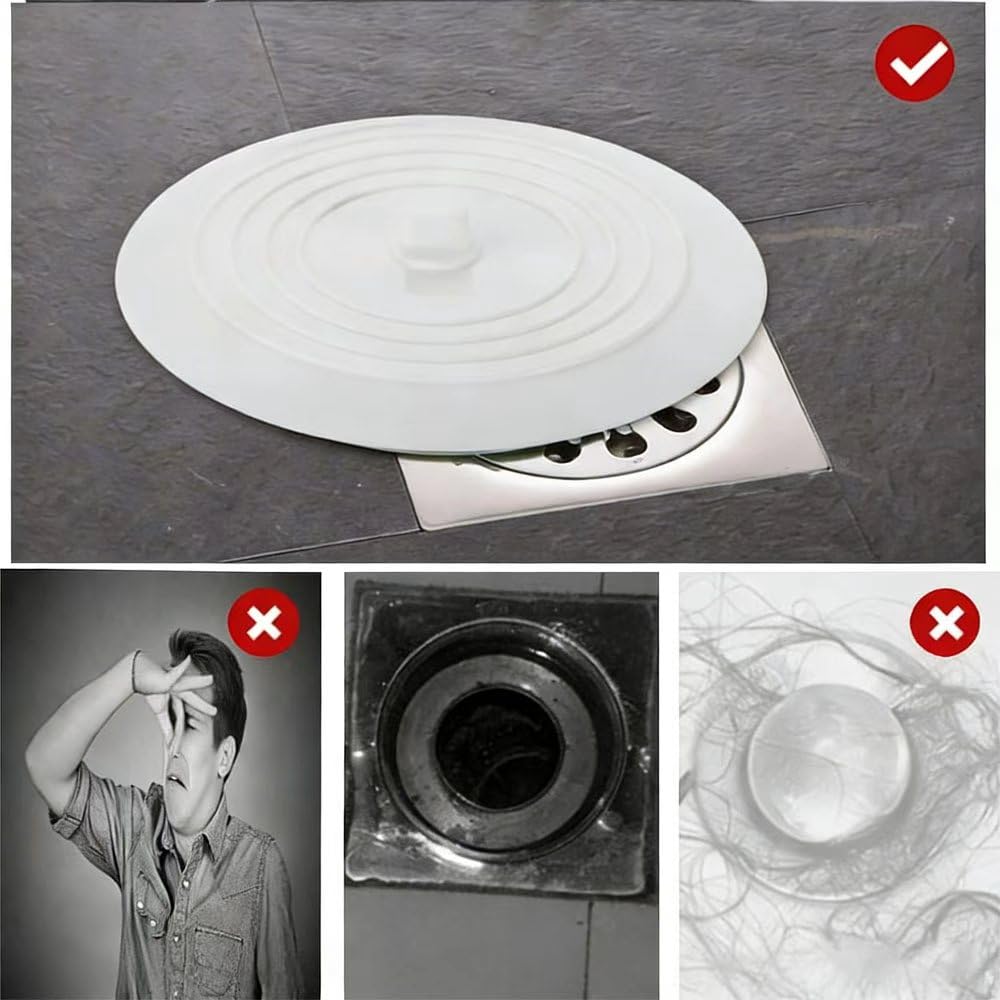 Tapón de Silicona Universal para Bañera, Drenaje de Baño y Lavaderos - Adecuado para la Familia