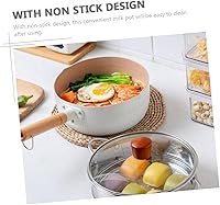 Vista 7 de 1 juego de sartén antiadherente multifuncional olla de cocina para guisos de fideos instantáneos y comida mango ergonómico fácil de limpiar tapa