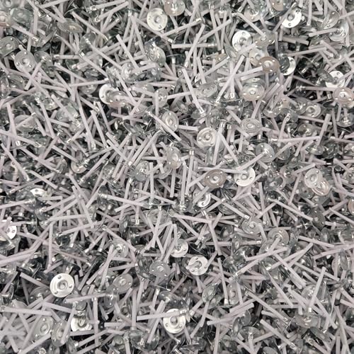 200 Mechas de Algodón con Base Metálica para Velas miniatura 3