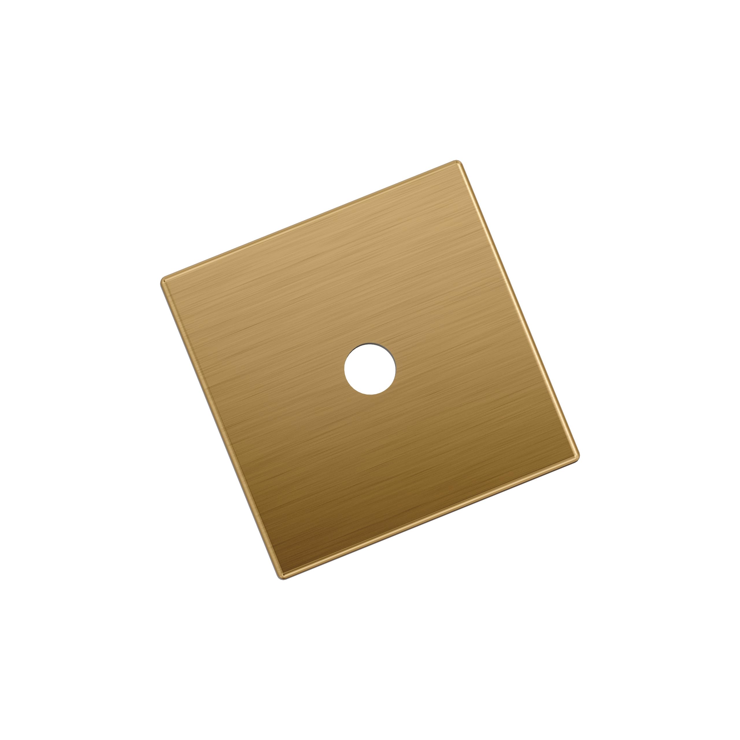 Amerock Ladera Champagne Bronze Cabinet Knob Backplate -1