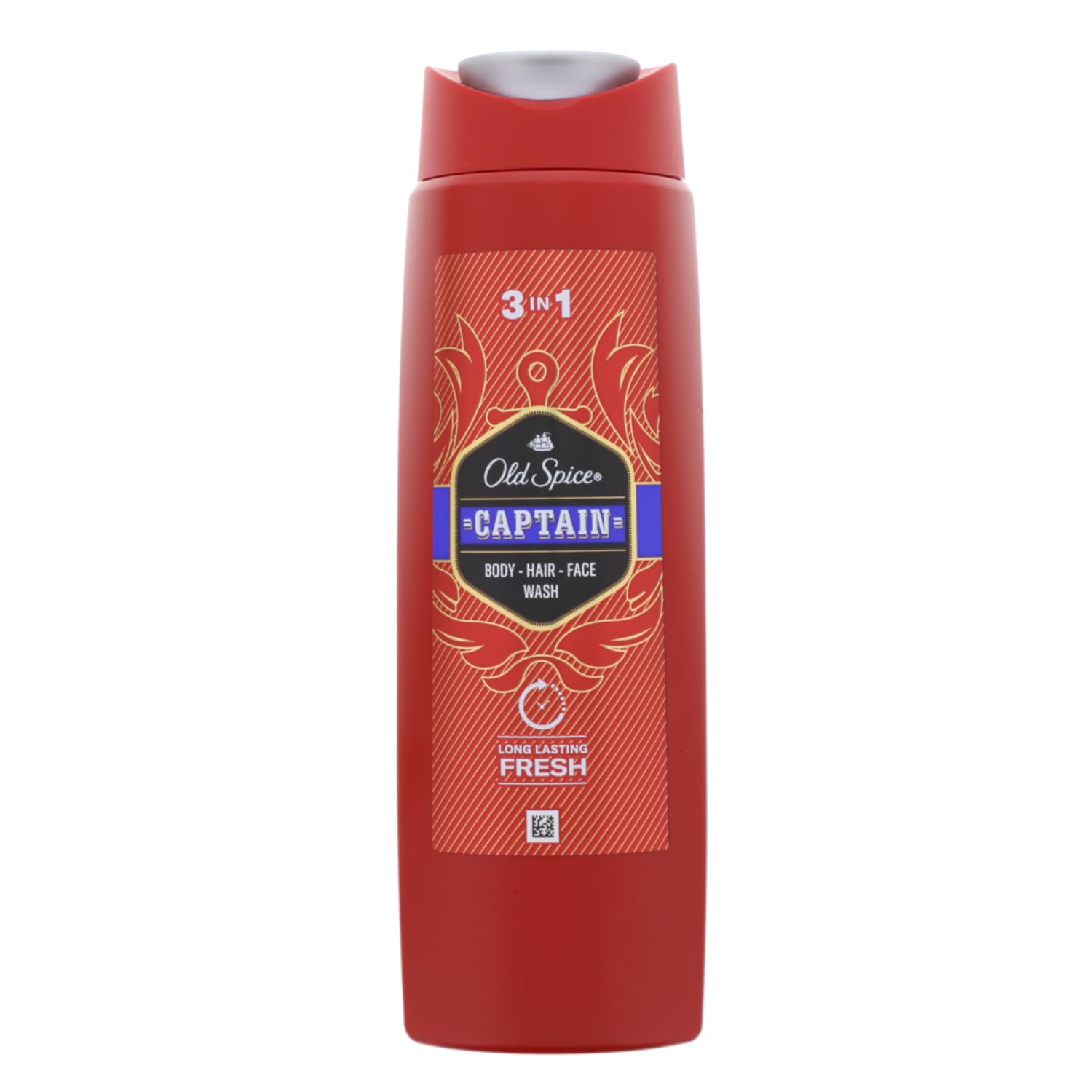 Old Spice Captain 3-in-1 Duschgel für Haar, Gesicht und Körper 250 ml, langanhaltende Frische, Duft von Parfumqualität, Tiefenreinigung