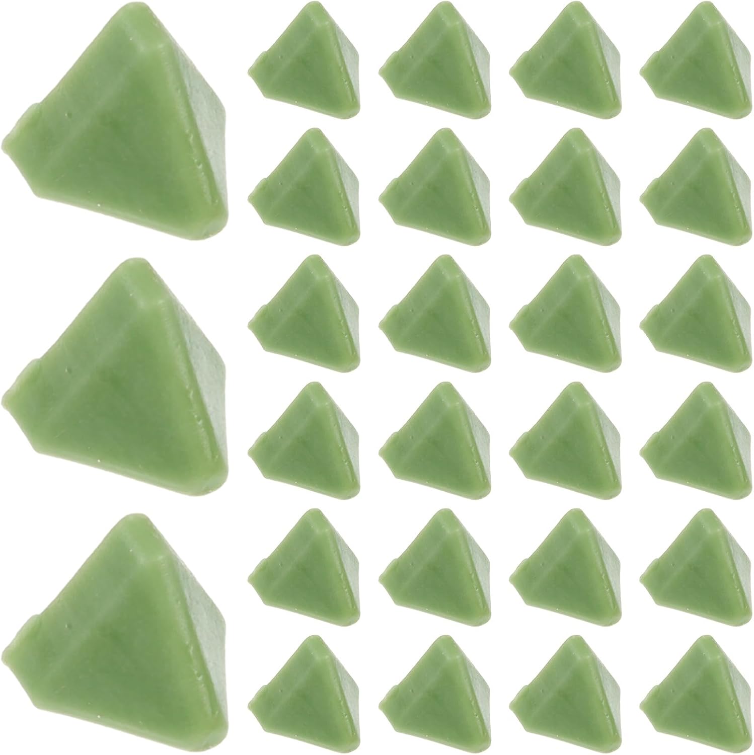 BCOATH Triangle Resin Abrasive 12x12mm 500g for Vibration Polishing Machine Jewelry Buffing Tumbling Abrasive Media for Craft and Jewelry Making