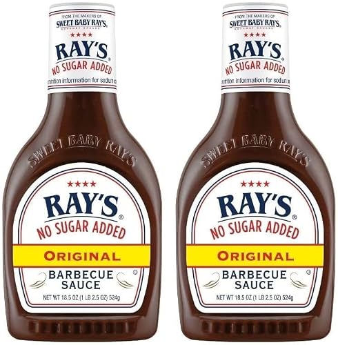Sweet Baby Ray’s No Sugar Added Original Barbecue Sauce 18.5Oz - Pack Of 2 #TOP12