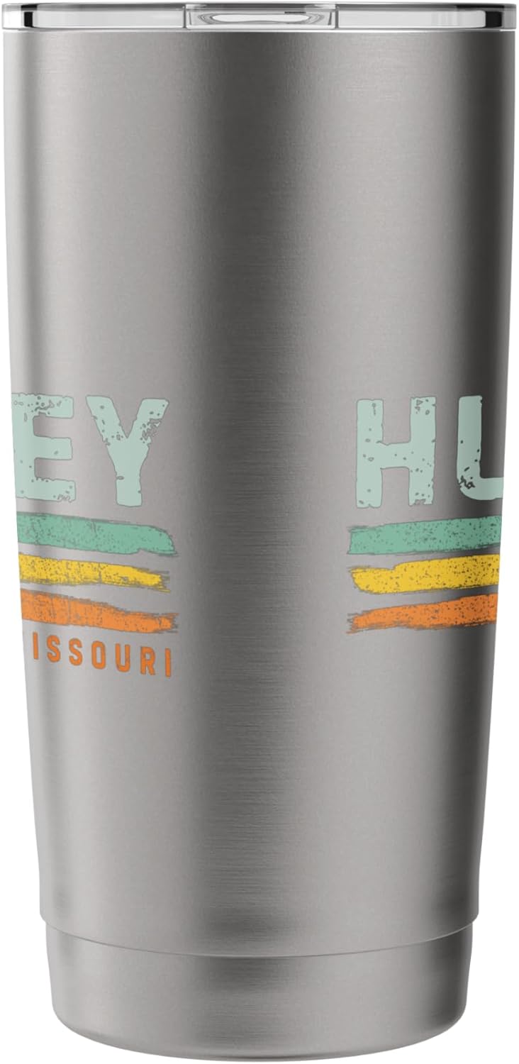 Vintage Stripes Hurley MO Stainless Steel Insulated Tumbler - Image 4