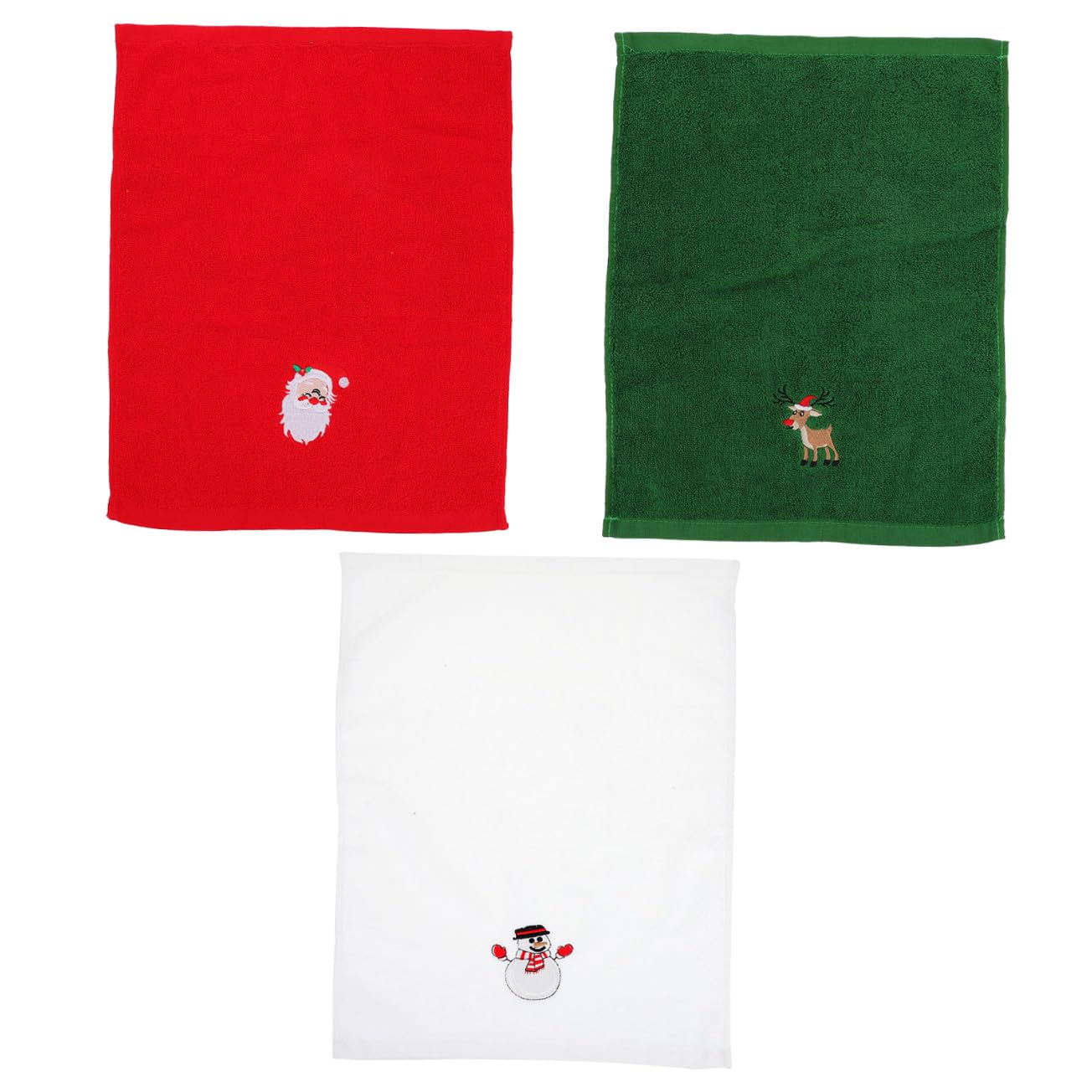 MAGICLULU 3 Juegos Toalla De De Navidad Toalla De Cocina Toallero Paños De Cocina Kitchen Towels Toallas Navideñas Toallas De Algodón para El Hogar De Algodon 3 Piezas * 3