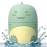 Cute Dinosaur-Shaped Toilet Bowl Cleaner Bottle, Bathroom Toilet Tank Cleaner with Jasmine Scent,One bottle lasts for 90 days (1, green)