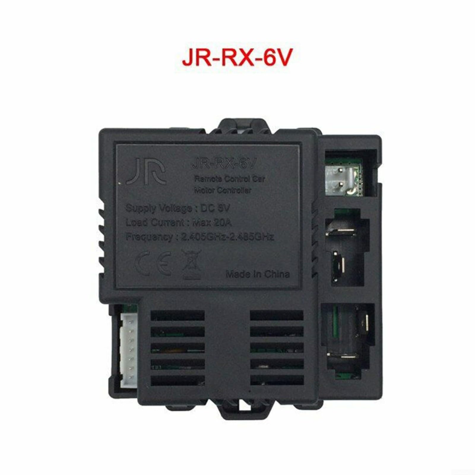 Nexbrill JR1625RX - Juego de receptor de 12 V y control remoto de 2.4 G para autos eléctricos de juguete, repuesto compatible con vehículos eléctricos y juguetes de control remoto (juego completo Nexbrill JR1625RX - Juego de receptor de 12 V y control remoto de 2.4 G para autos eléctricos de juguete, repuesto compatible con vehículos eléctricos y juguetes de control remoto (juego completo