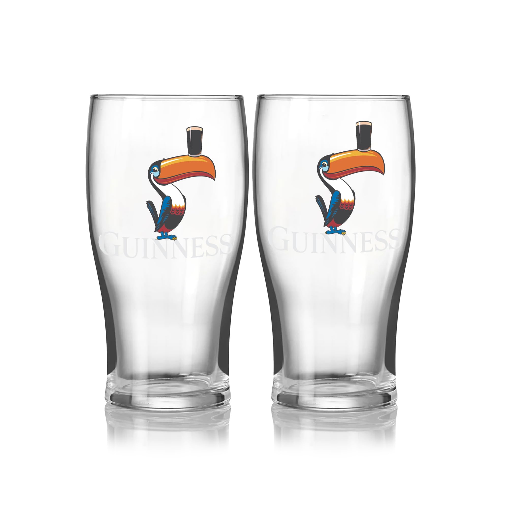 Guinness Toucan Pint Glass 2pk