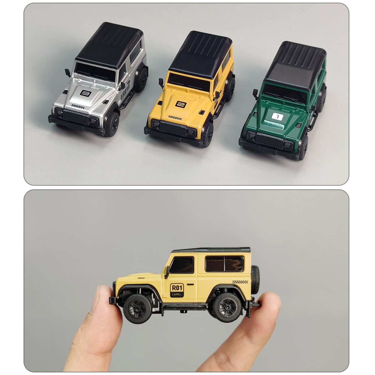 R01 1/64 samochód RC, mini pojazd wspinaczkowy 2,4 G, model RC samochód wspinaczkowy, RC Off-Road, RC Crawler Car RC Buggy, prezent urodzinowy dla dorosłych -RTR