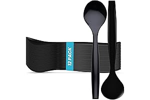 10" Reusable Plastic Serving Spoons for Multiple Occasions