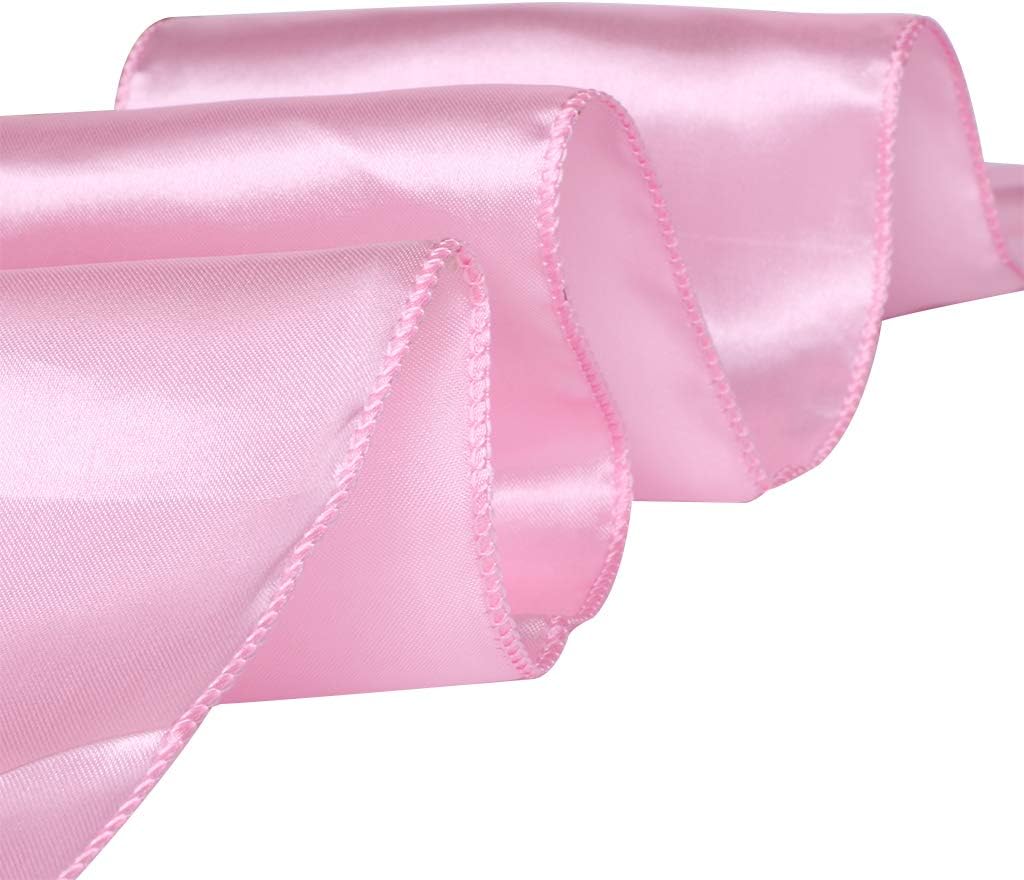 25pcs Decorative Wedding Chair Sashes Bows, Satin Chair Ribbons Ties for Trade Shows Christmas Events Baby Shower Birthday Party, Yellow