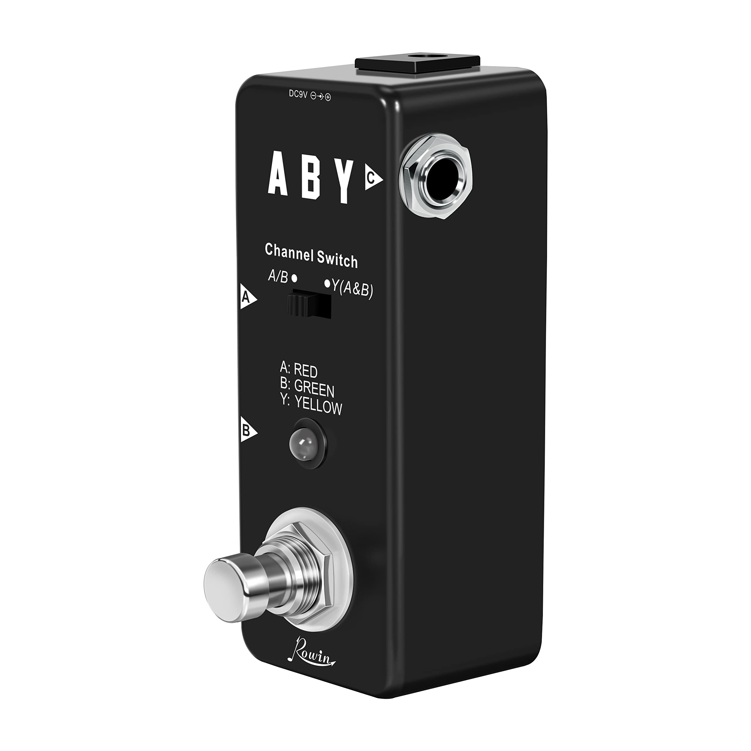 Rowin – Pédale ABY BOX A/B/Y pour guitare électrique basse avec True Bypass - LEF-330