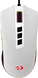 Mouse Gamer Redragon Cobra V2 Special Edition Cypher Branco e Preto RGB M711A-RGB