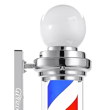 【どりさん】サインポール Amazon.co.jp : WDZD 73 cm サインポール、黒ストライプ床屋の