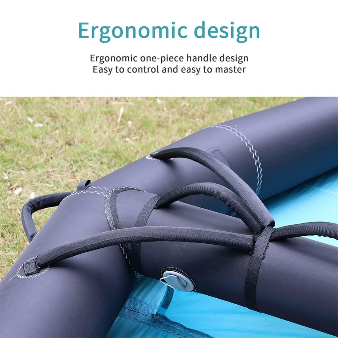 Cometa De Ala De Aluminio, Cometa De Kitesurf De Ala Inflable De Mano For Surf En La Nieve, Surf De Esquí Y Tiene Una Mochila, Correa De Surf Y Kit De Reparación, For Adultos Y Niños(Withoutwindow,3m²