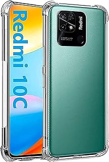 Muzz Redmi 10C Back Cover Case | Ultra Clear Soft Case | Best Camera Protection | Inbuilt Dust Plugs & Anti-Slip Grip | Slim & Protective Back Case Cover for Xiaomi Redmi 10C Clear