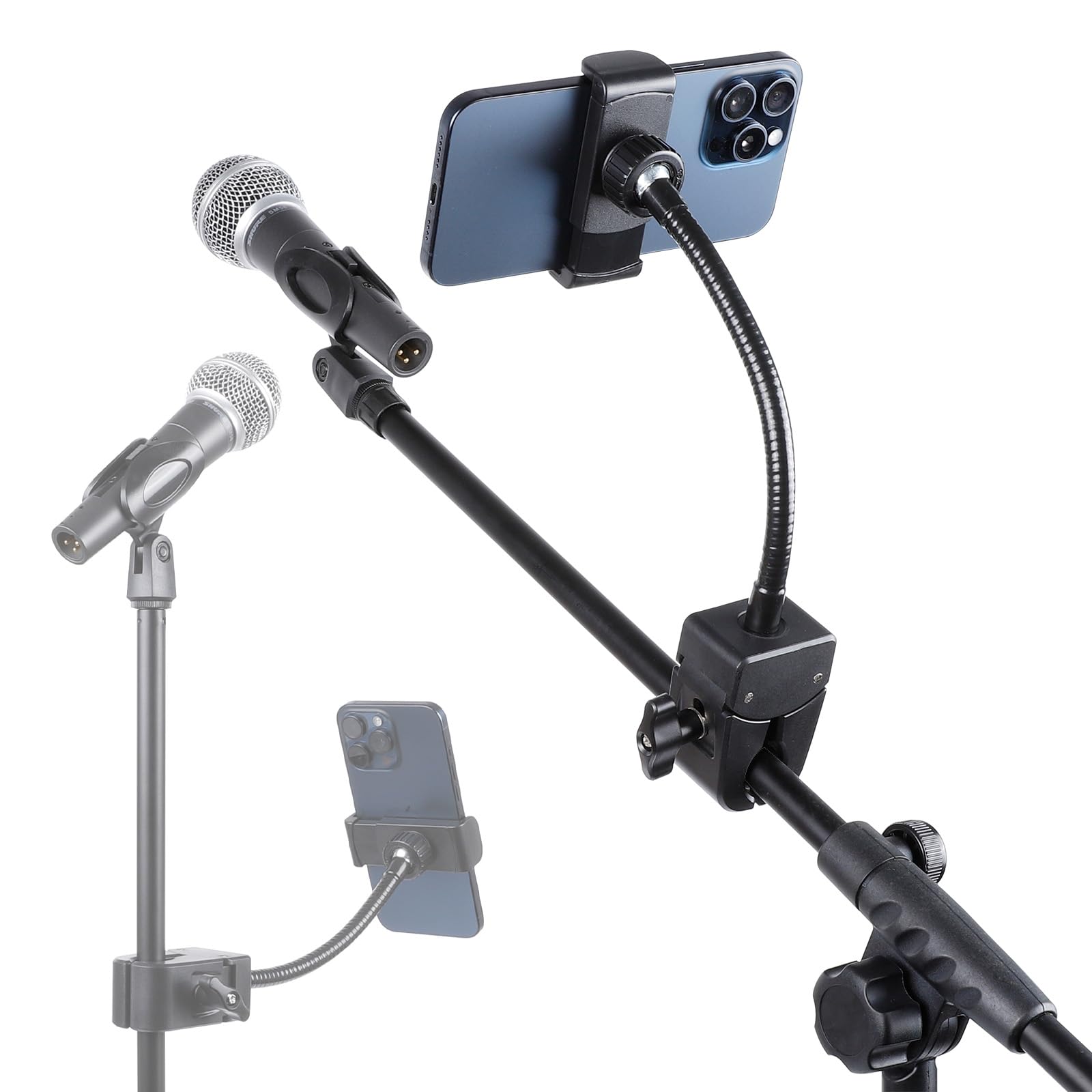 Photo 1 of FPN Mic Stand Phone Holder with Gooseneck