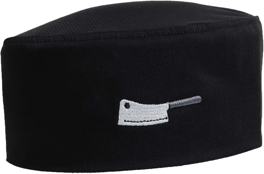 10oz apparel Mesh Top Chef Skull Hat with Piping