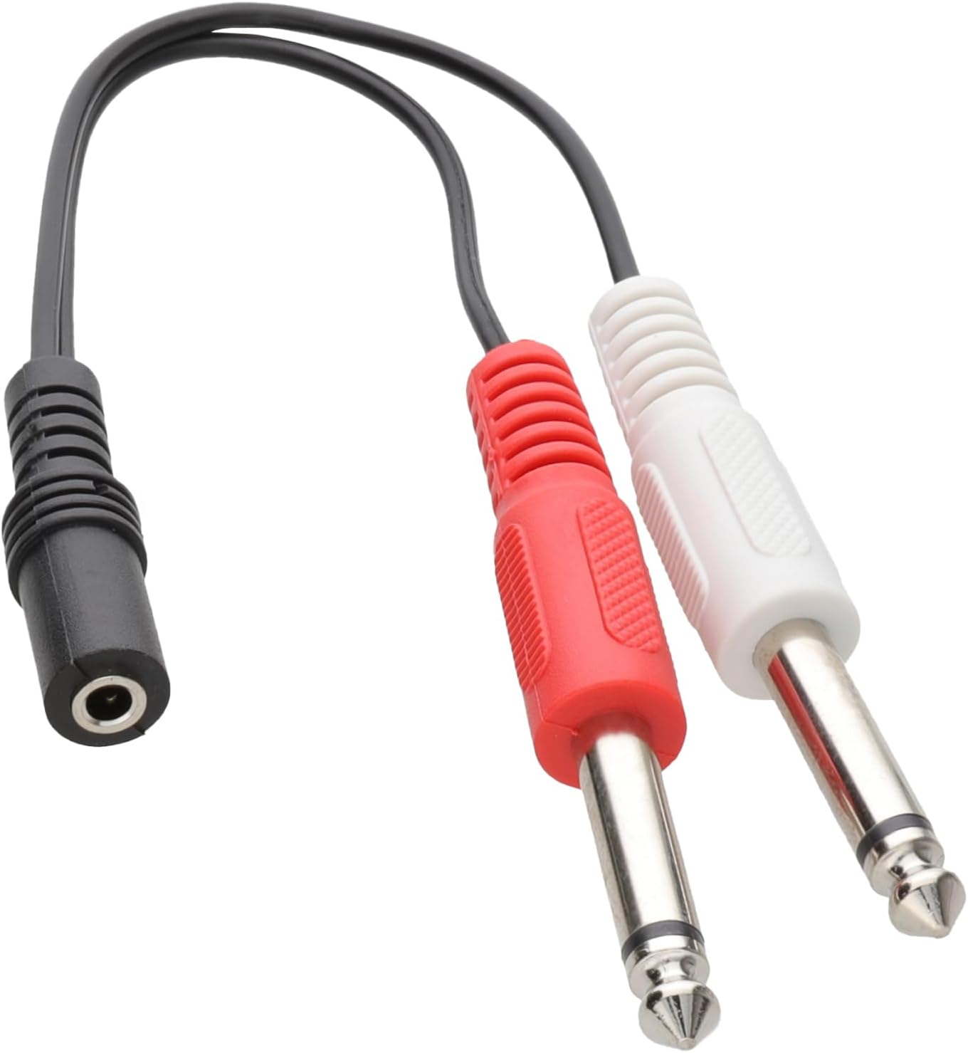 Adaptateur Diviseur Jack 6,35 Mm Stéréo - 1 Fiche Mâle Vers 2 Prises Femelles, Pour Splitter Un Signal Audio