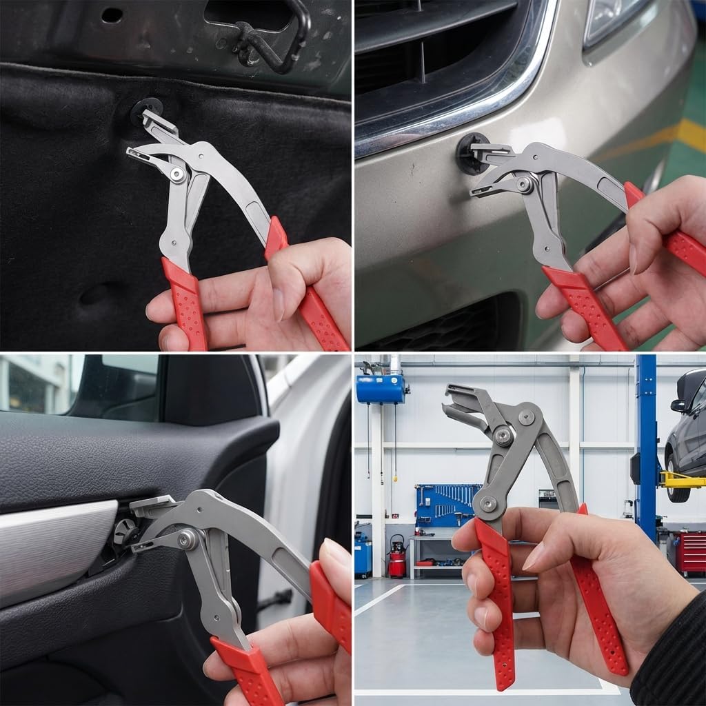 2026 Update Car Clip Pliers and Disassembly Tools,Clip Removal Tool For Door Panels, Trim Clips, Rivets, and Interior Panels, Essential for Every Mechanic