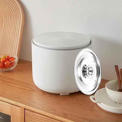 Miniatura 9 de DOITOOL Tapa cilíndrica de acero inoxidable de 6.29 pulgadas, cubierta pequeña para utensilios de cocina para tazones, ollas y recipientes,