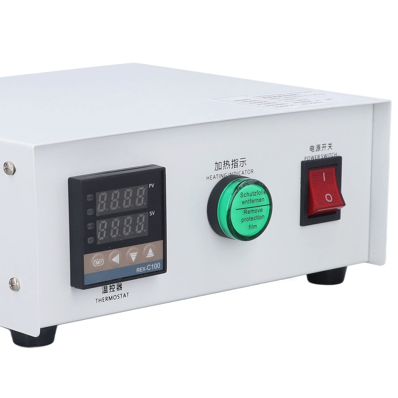 FTVOGUE Controlador de Temperatura PID Caja de Termostato Digital 0-400 ℃ con Sonda para la Máquina de Curado UV de la Plataforma de Calefacción (1M)