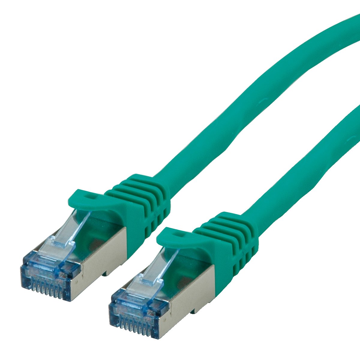 Roline S/FTP Patch cable Cat 6A Component Level LSOH, green, 2 m