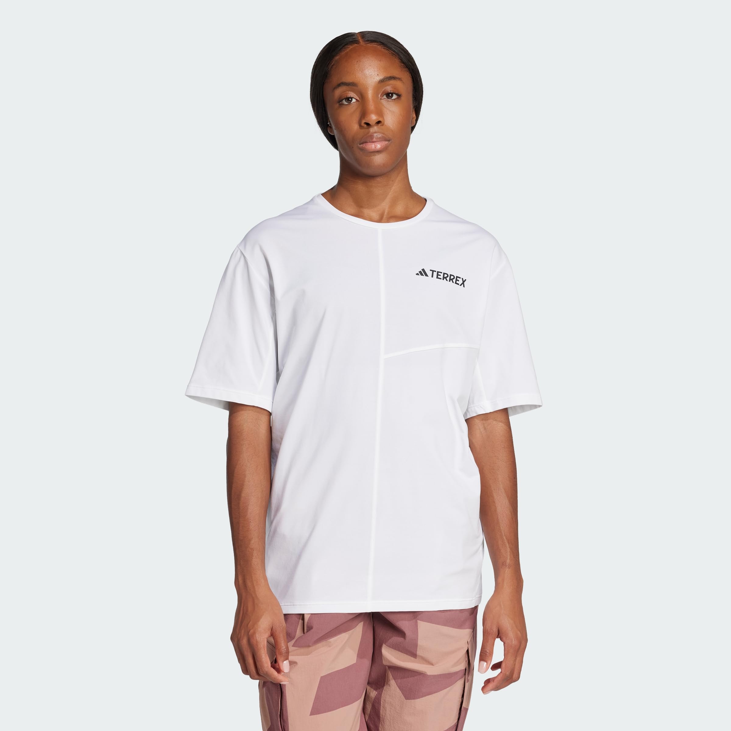 adidas Women's Terrex Multi Climacool Shirt, White, XS