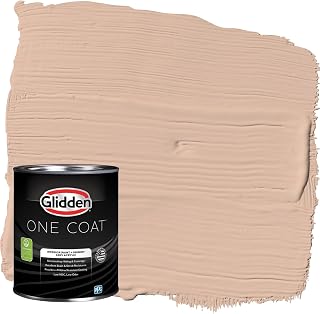 Glidden Interior Paint + Primer: Peach/Cinnamon Ice, One Coat, Semi-Gloss, 1-Quart