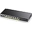 Zyxel 8-Port Gigabit PoE Switch | Smart Managed | Desktop/Wallmount and Fanless | 8 PoE+ Ports with 70 Watt Budget | VLAN, IG