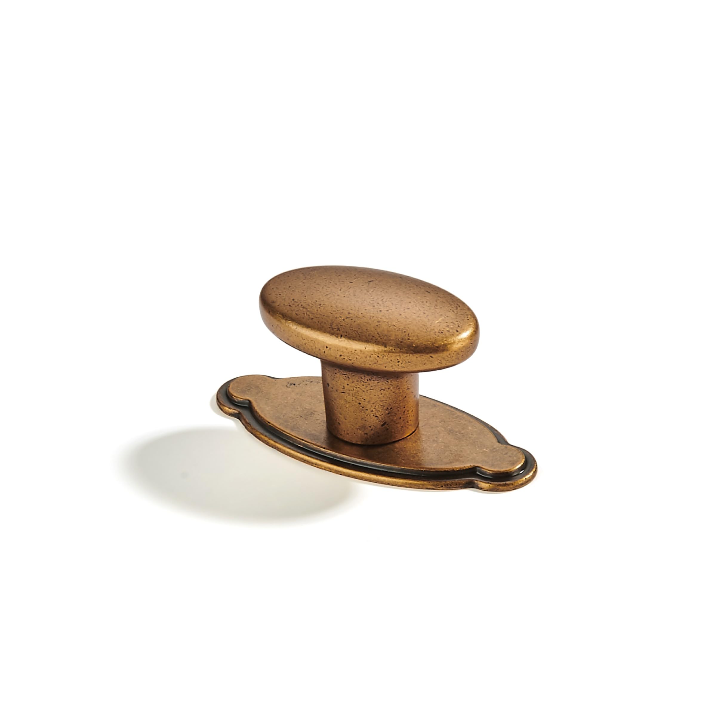 KHTUMEWARE 10 Pack 2 Inch Cabinet Knobs with Backplate image