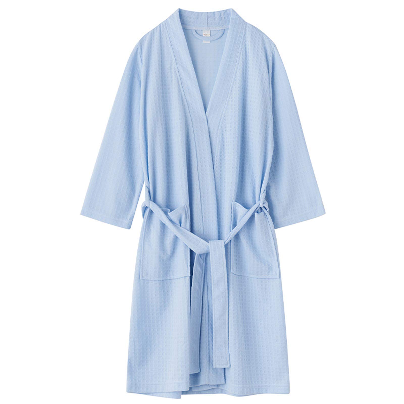 Albornoz de gofre para alberca y hotel: bata de baño COMVIP tipo kimono 8