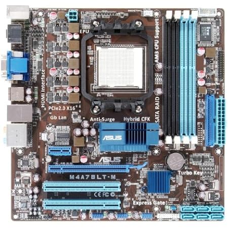 ASUS Socket AM3/AMD 760G/A&V&GbE/Micro ATX Motherboard s M4A78LT-M