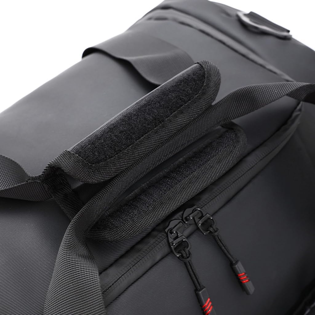 Bolsa de gimnasio de gran capacidad, bolsa de viaje de negocios, bolsa de fitness resistente al agua, Verde militar, 30x46.5x22.5cm, Moderno
