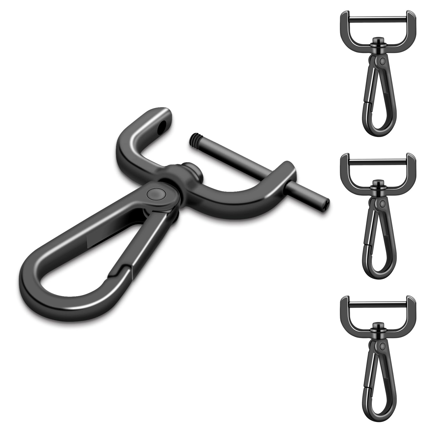 Amazon.com: 4Pack 1 Inch Metal Purse Clips, Detachable Swivel