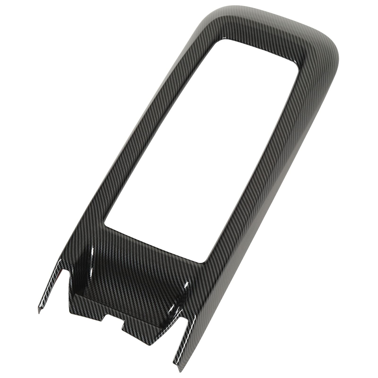 Cadre De Couverture du Porte-Gobelet pour ID4X 2021-2023 Autocollant De Garniture en Fibre De Carbone Facile À Installer Pièce De Console De Qualité Supérieure Design Élégant Et Moderne