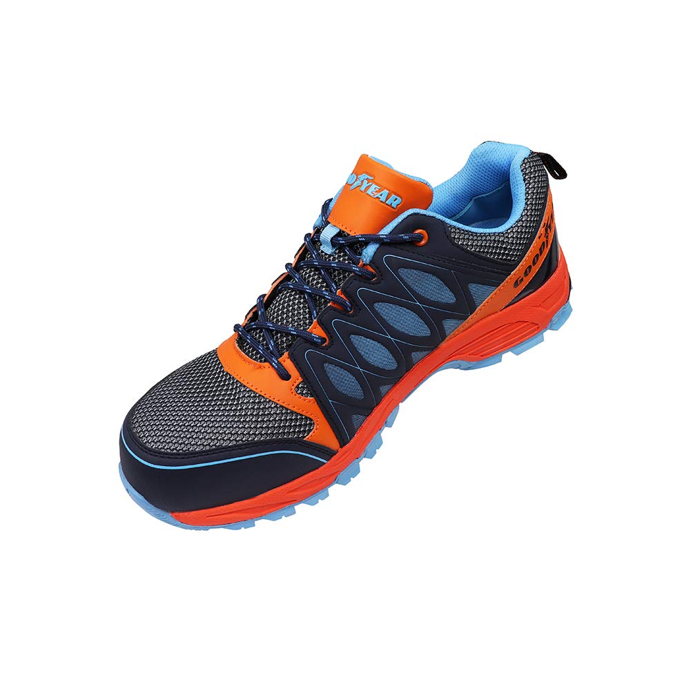 Goodyear Mens Gyshu1583 Safety Trainers, Orange Blue, 7 UK - Image 4