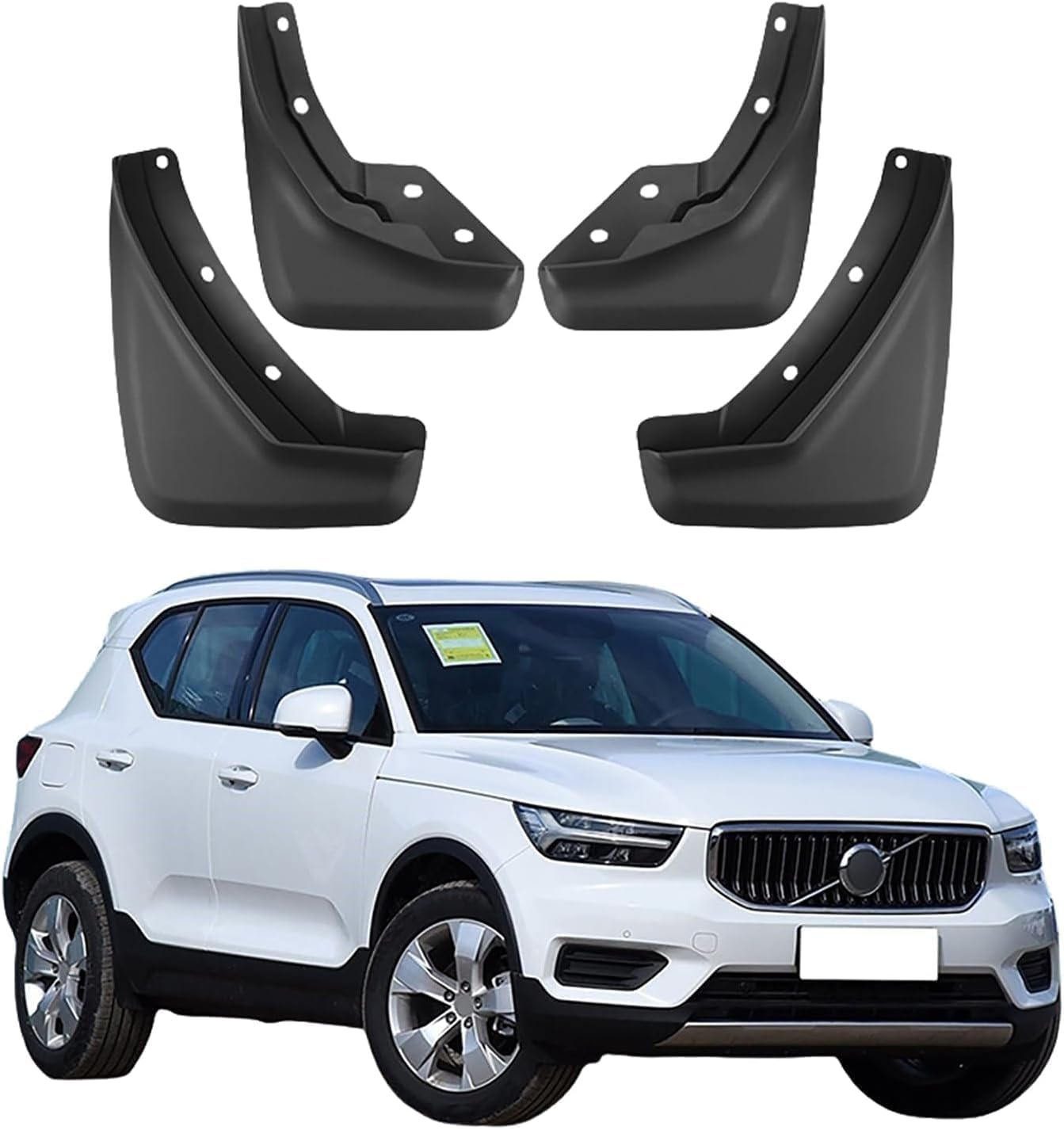 Protección contra escombros para Volvo XC40: faldillas antibarro que evitan daños en la pintura