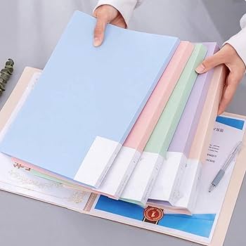 アカギ A4クリアファイル 6枚セット キングジム クリアーファイル カキコ ジャバラタイプ ピンク 24